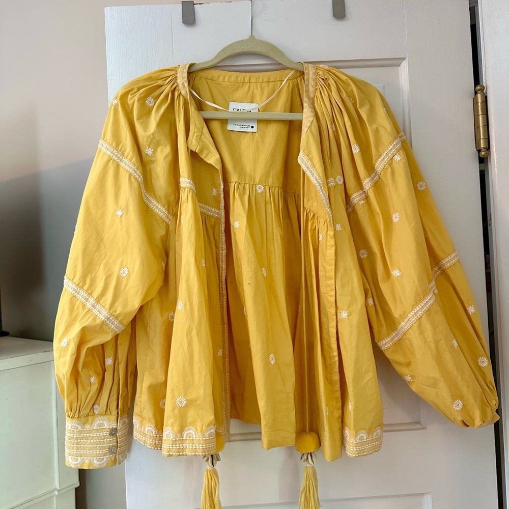 Zara Tie Front Blouse